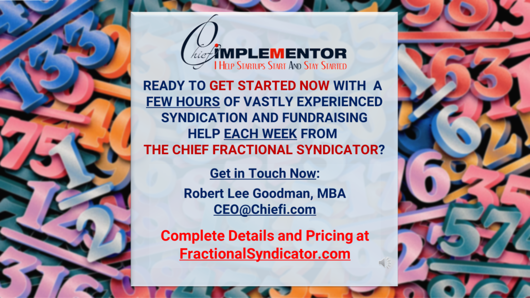 Chief Fractional Syndicator at FractionalSyndicator.com