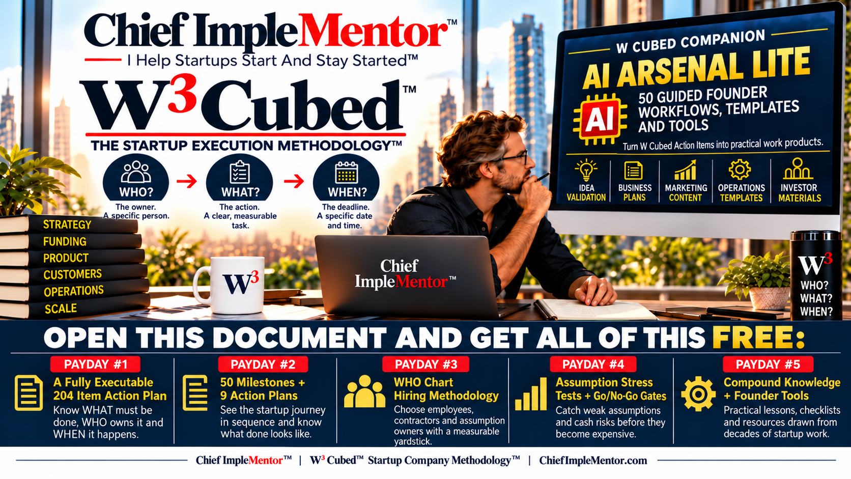 W³ Cubed™ Founder Launch